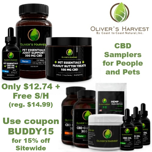 olivers harvest coupon cbd sampler