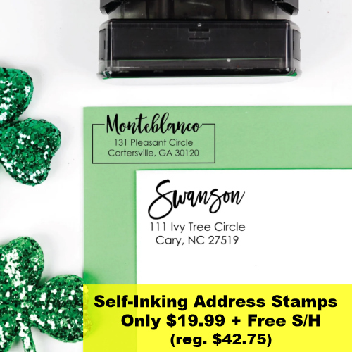 Personalized Self-Inking Address Stamp