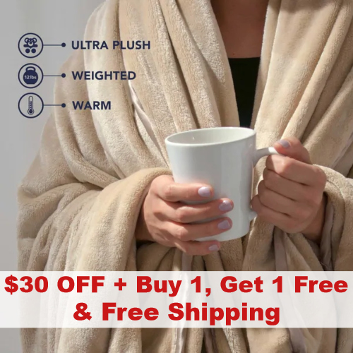 Buy 1, Get 1 Free Weighted Blankets & Throws Starting at 2 for .99