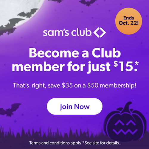 70% off 1-YR Sam's Club Membership