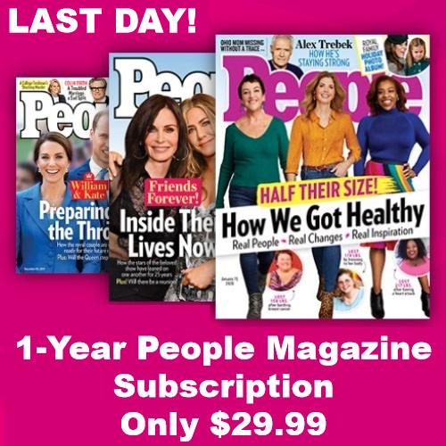 66 off 1 YR People Magazine Subscription Only 29.99