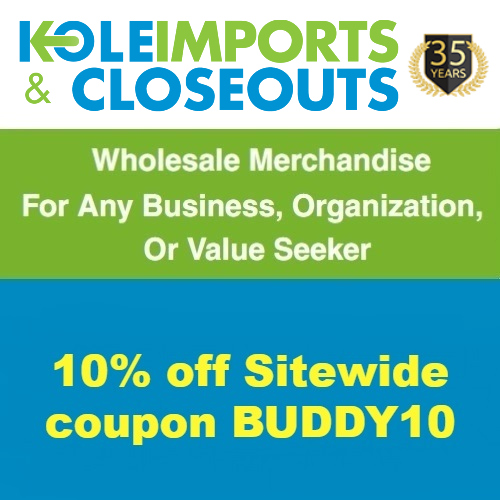 Kole Imports & Closeouts Coupon 10 off Sitewide code BUDDY10