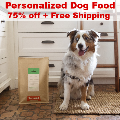 Tailored Dog Food Coupon 75 off First Order + Free Shipping