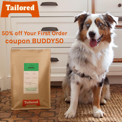 Tailored Dog Food Coupon 75 off First Order + Free Shipping