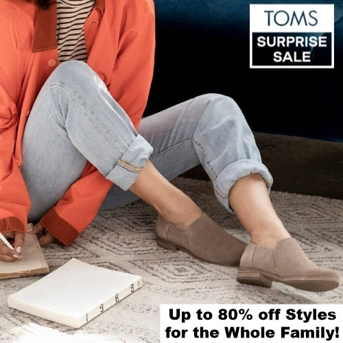 toms surprise sale