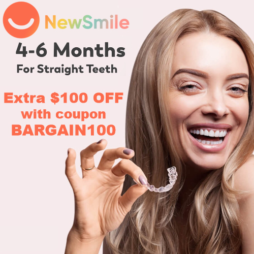 NewSmile Coupon Extra 100 off + Free Shipping code BARGAIN100