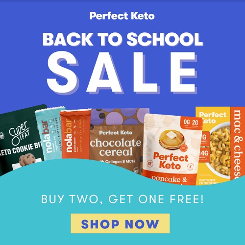 perfect keto back to school sale