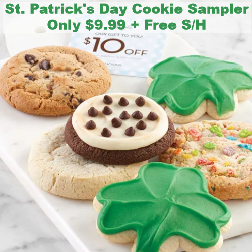 St. Patrick's Day Cookie Sampler