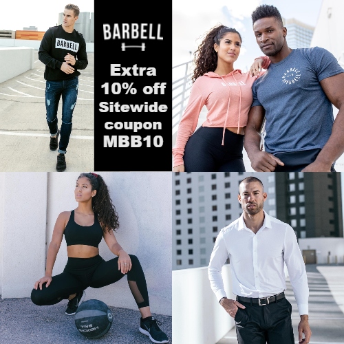 Barbell Apparel Coupon