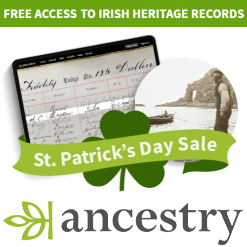 Ancestry.com Free Access To Irish Records