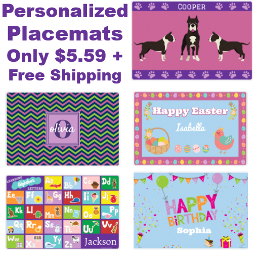 Personalized Placemats Sale