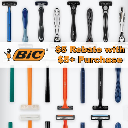 bic razor rebate