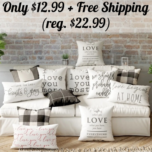 farmhouse pillow covers