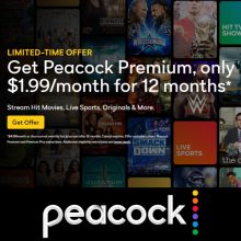 peacock premium discount