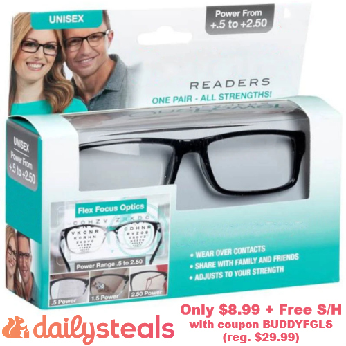 self-adjusting reading glasses