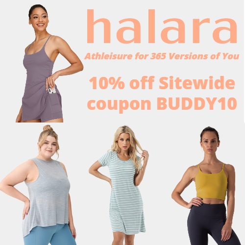 Halara Coupon 10 off Sitewide code BUDDY10