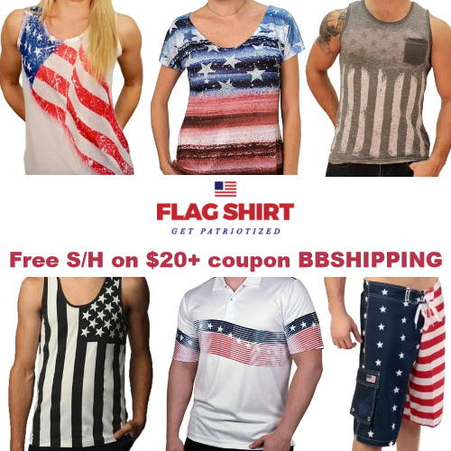 flag shirt free shipping coupon