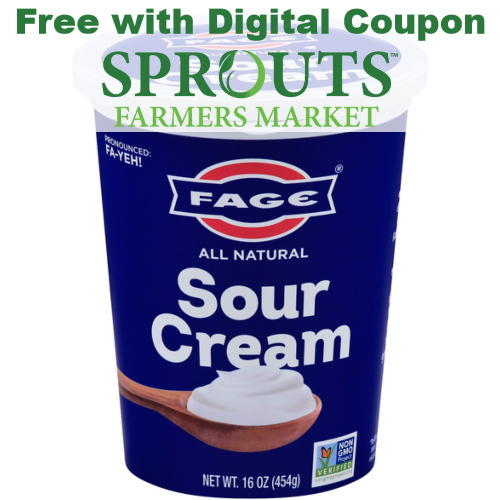 sprouts coupon free fage sour cream