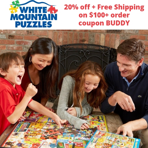 White Mountain Puzzles Coupon