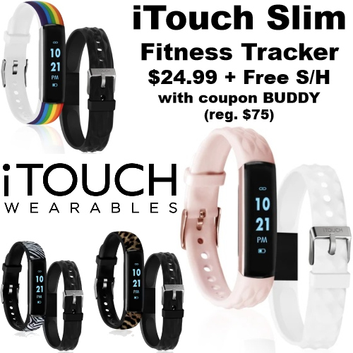 itouch slim fitness trackers coupon