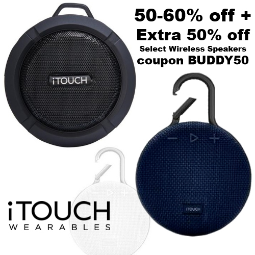 itouch wearables coupon wireless speakers