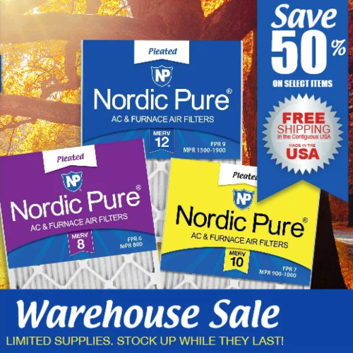 nordic pure hvac filter sale