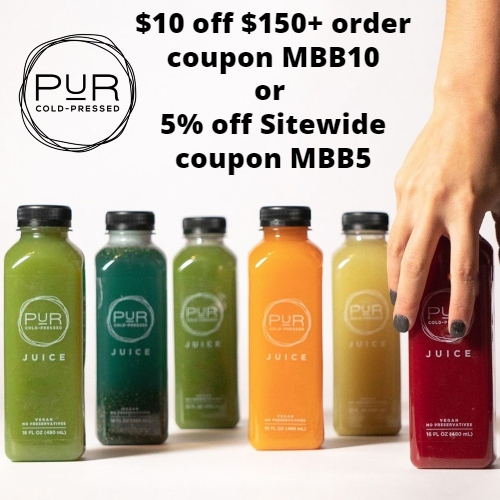PUR Cold Pressed Coupon