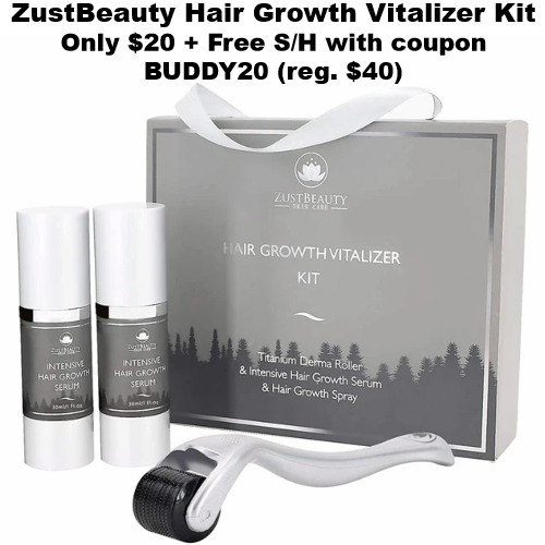 zustbeauty hair growth vitalizer kit
