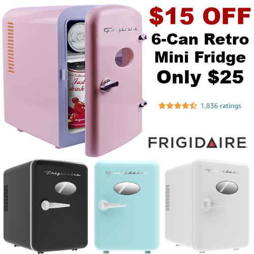 Frigidaire Retro 6 Can Mini Fridge