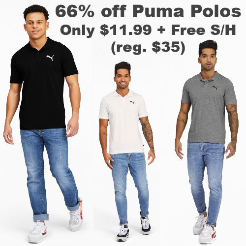 mens puma polos