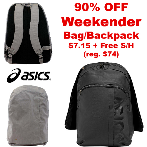 asics converted weekender bag