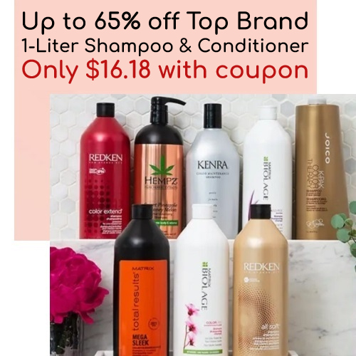 beauty brands liter sale