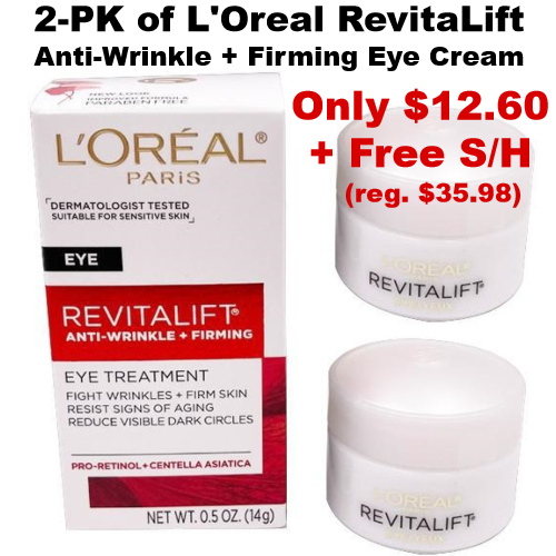 L'Oreal RevitaLift Anti-Wrinkle + Firming Eye Cream