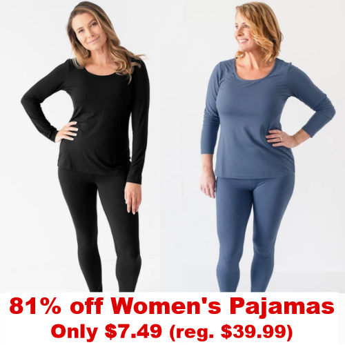 women's long sleeved pajamas