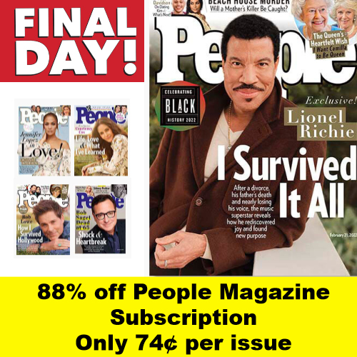 people magazine discount