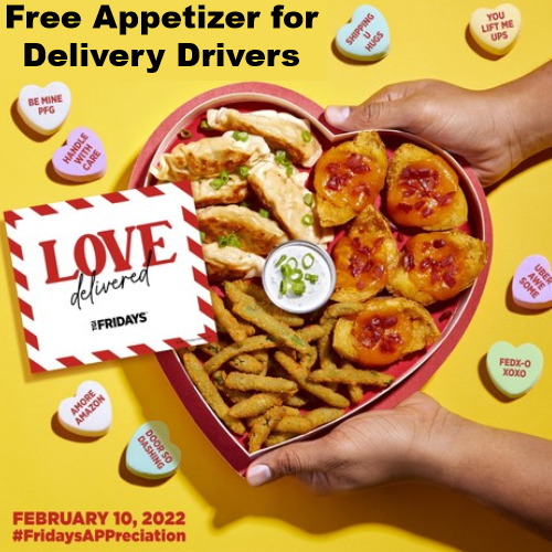 tgi fridays free appetizer