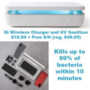 Qi Wireless Charger and UV Sanitizer
