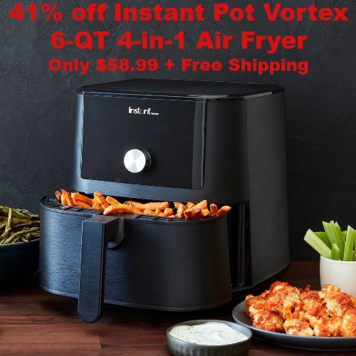 Instant Pot Vortex 6-QT 4-in-1 Air Fryer