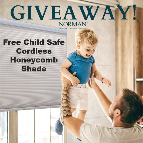 Norman Window Fashions : Free Child Safe Cordless Shade