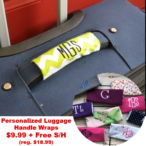 Personalized Luggage Handle Wrap