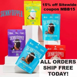 skinny dipped almonds coupon