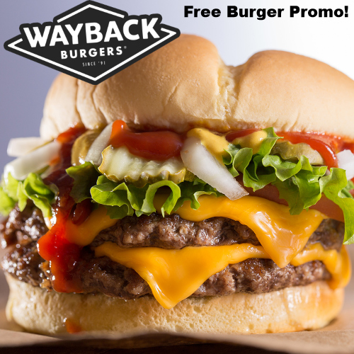 wayback burgers free burger