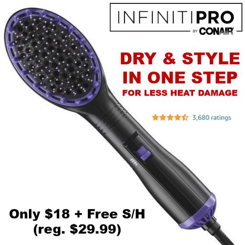 Conair Paddle Brush Styler