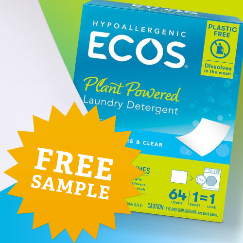 ecos laundry detergent sample