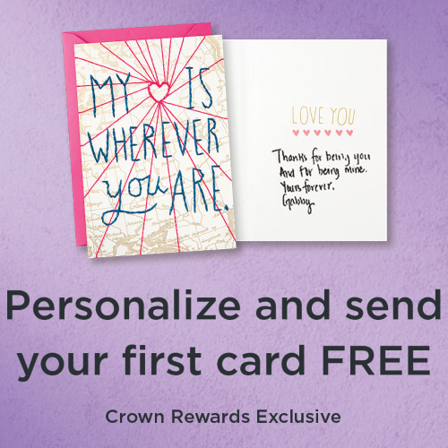 free personalized hallmark greeting card