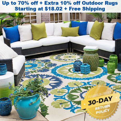 outdoor rugs on sale