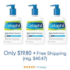 cetaphil daily facial cleanser