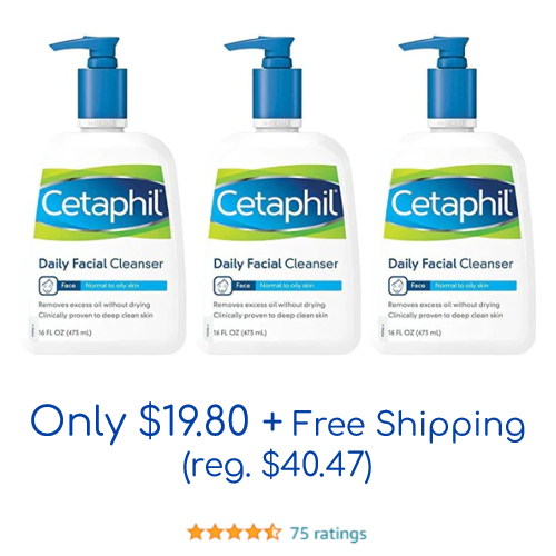 cetaphil daily facial cleanser