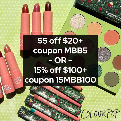 Colourpop Discount Code 2024 Laure Morissa