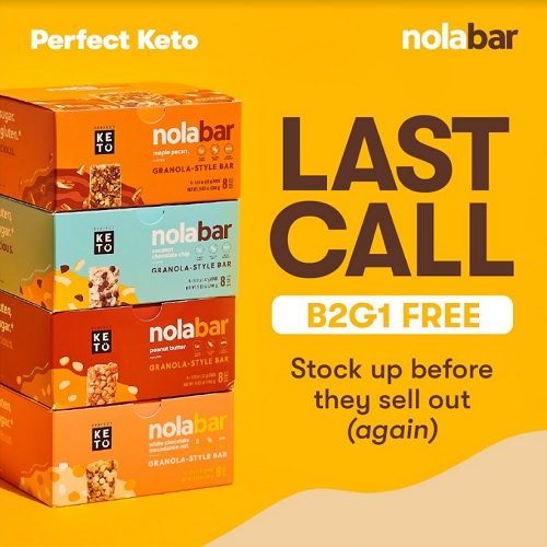 perfect keto nola bars coupon